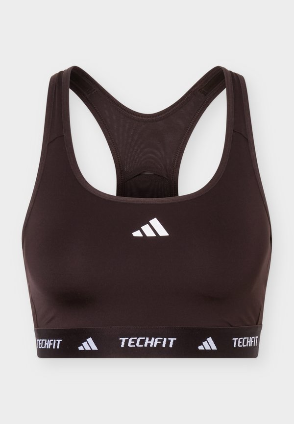 adidas Performance MEDIUM SUPPORT BRA - Medium support sports bra - aurora coffee