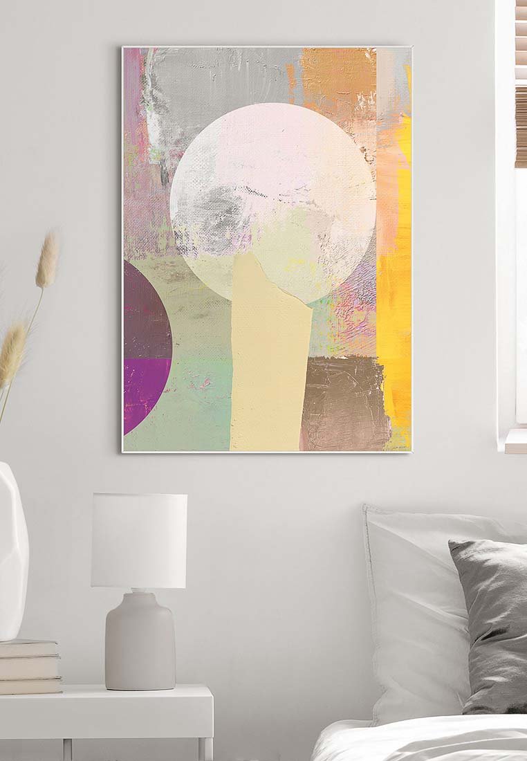 Orange Wallz MULTICOLOURED CIRCLE