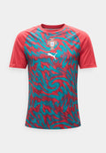 Puma PORTUGAL WARMUP JERSEY MEN - Club wear - club red/green lagoon
