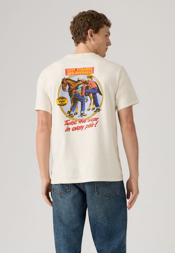Levi's® RELAXED FIT TEE - Print T-shirt - egret