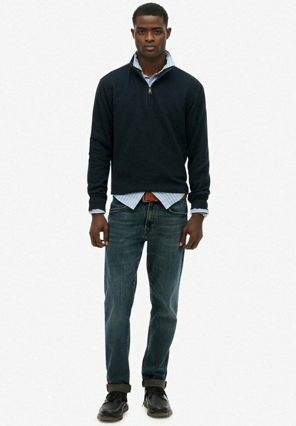 Superdry & Co HALF ZIP - Jumper - eclipse navy