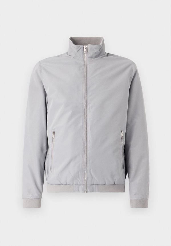 Jack & Jones JJERUSH HARRINGTON - Bomber Jacket - ultimate grey