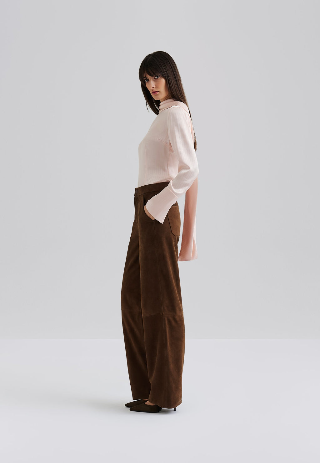 Malina CELENE TIE DETAILED BLOUSE