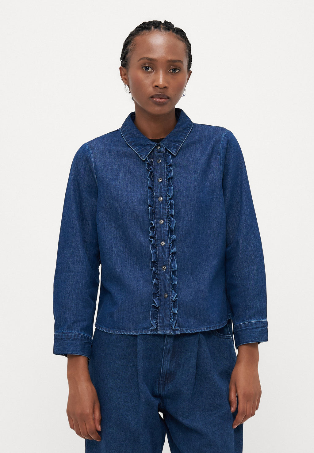 ONLY Petite ONLKAYA FRILL SHIRT