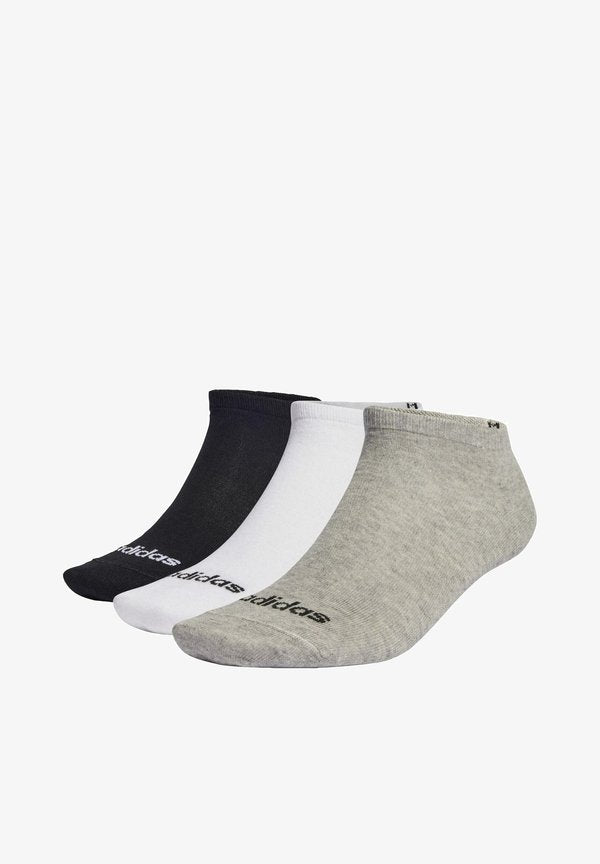 adidas Performance LOW 3PACK - Sneaker socks - medium grey heather   white   black