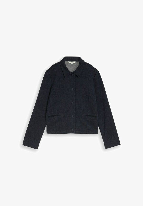 TOM TAILOR REGULAR FIT - Summer jacket - blue melange pique