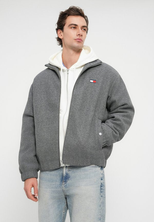 Tommy Jeans RELAXED PADDED JACKET WITH WOOL