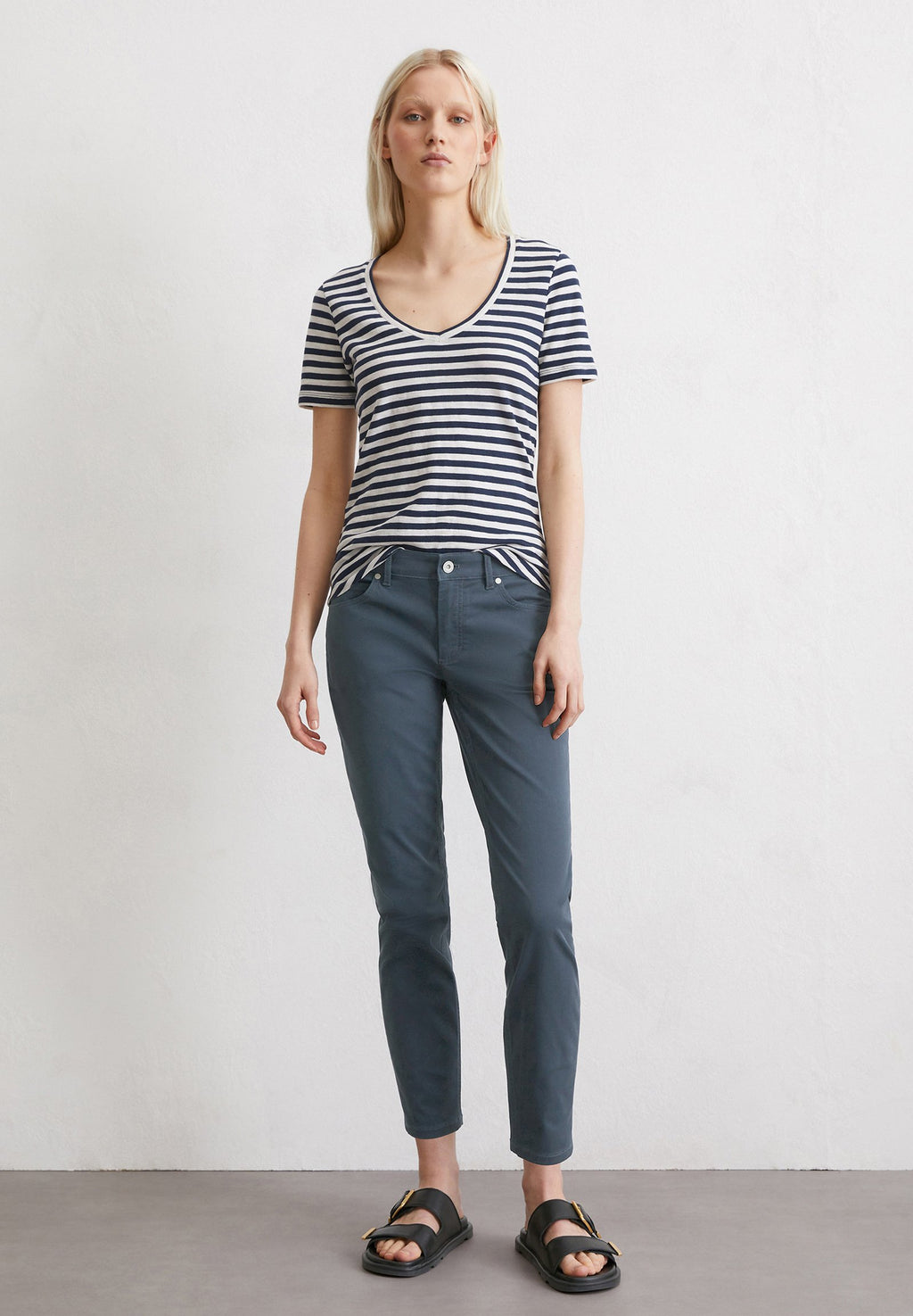 Marc O'Polo 5 POCKET MID WAIST CROPPED LENGTH