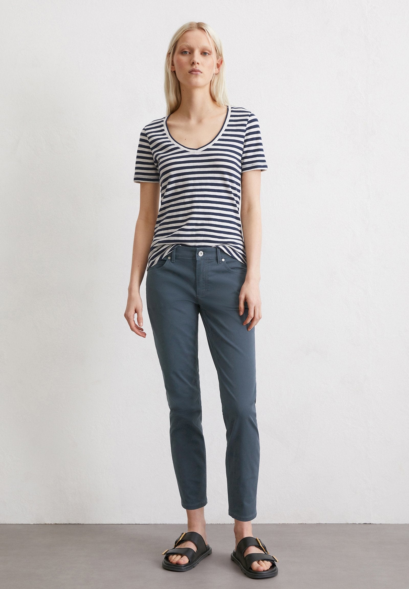 Marc O'Polo 5 POCKET MID WAIST CROPPED LENGTH