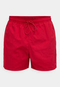 Tommy Hilfiger FLAG EMBROIDERY MID LENGTH SWIM SHORTS - Swimming shorts - medium red