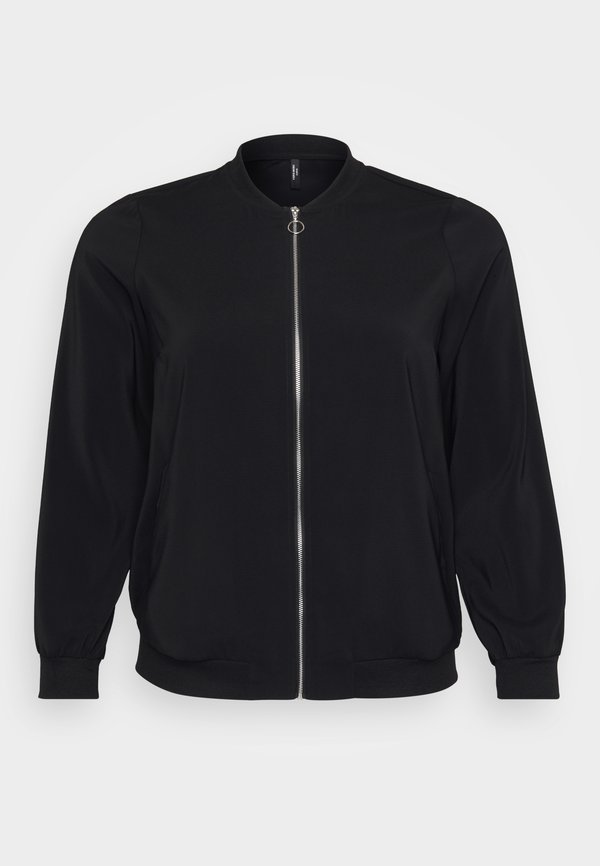 Vero Moda Curve VMCCOCO - Zip-up sweatshirt - black