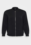 Vero Moda Curve VMCCOCO - Zip-up sweatshirt - black