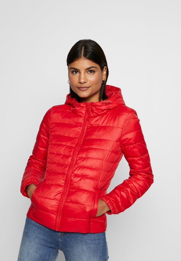 ONLY ONLTAHOE HOOD - Light jacket - red