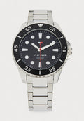 Tommy Hilfiger OCEANIC - Watch - silver-coloured/black