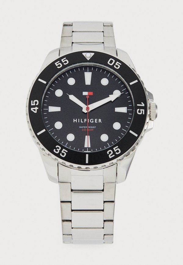 Tommy Hilfiger OCEANIC - Watch - silver-coloured/black