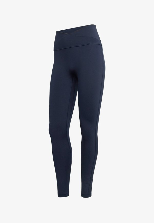 adidas Performance 3 STRIPES STUDIO ALL ME 7/8 X-OVER LEGGINGS - Leggings - legend ink