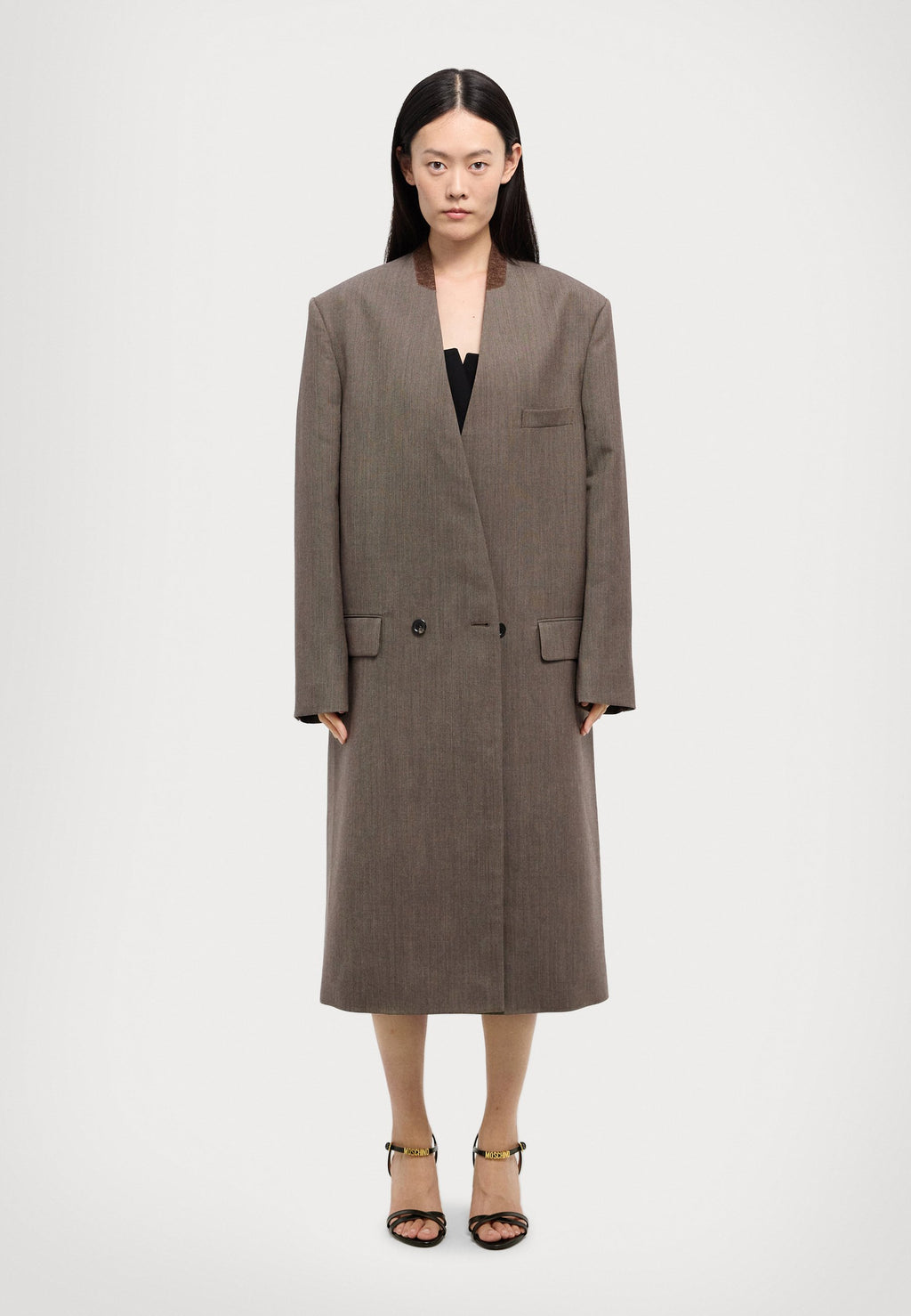 MOSCHINO CAPOSPALLA LUNGO