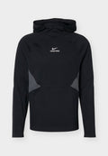 Nike Performance M NP DF NPT MIDLAYER TOP - Hoodie - black/white