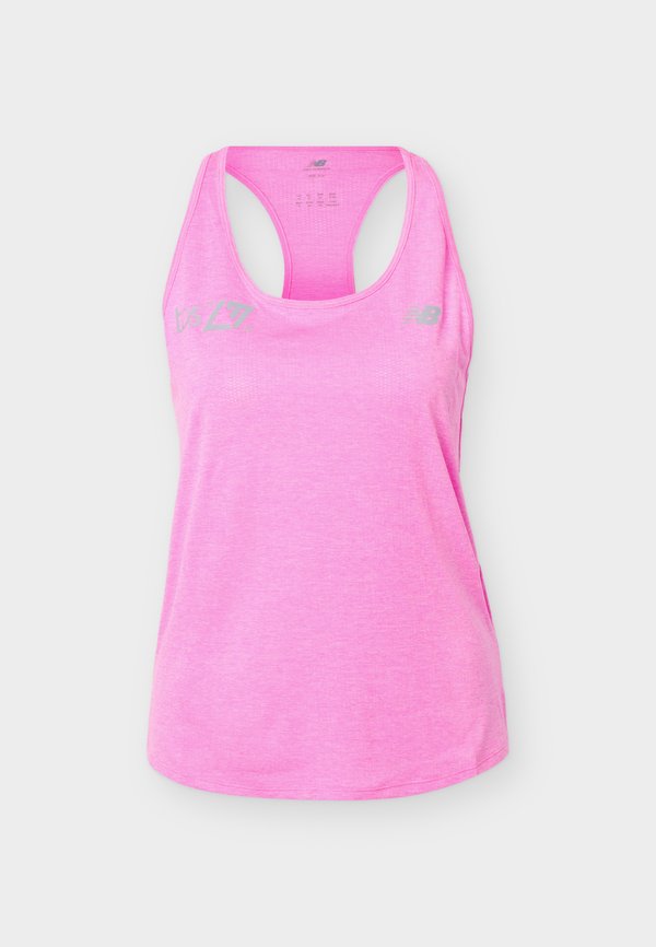 New Balance LONDON EDITION ATHLETICS TANK - Top - pink heat