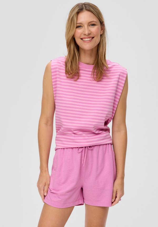 s.Oliver REGULAR - Tracksuit bottoms - rosa