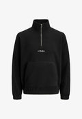 Jack & Jones Fleece sweat Printed Fleece sweat - Fleece jumper - black