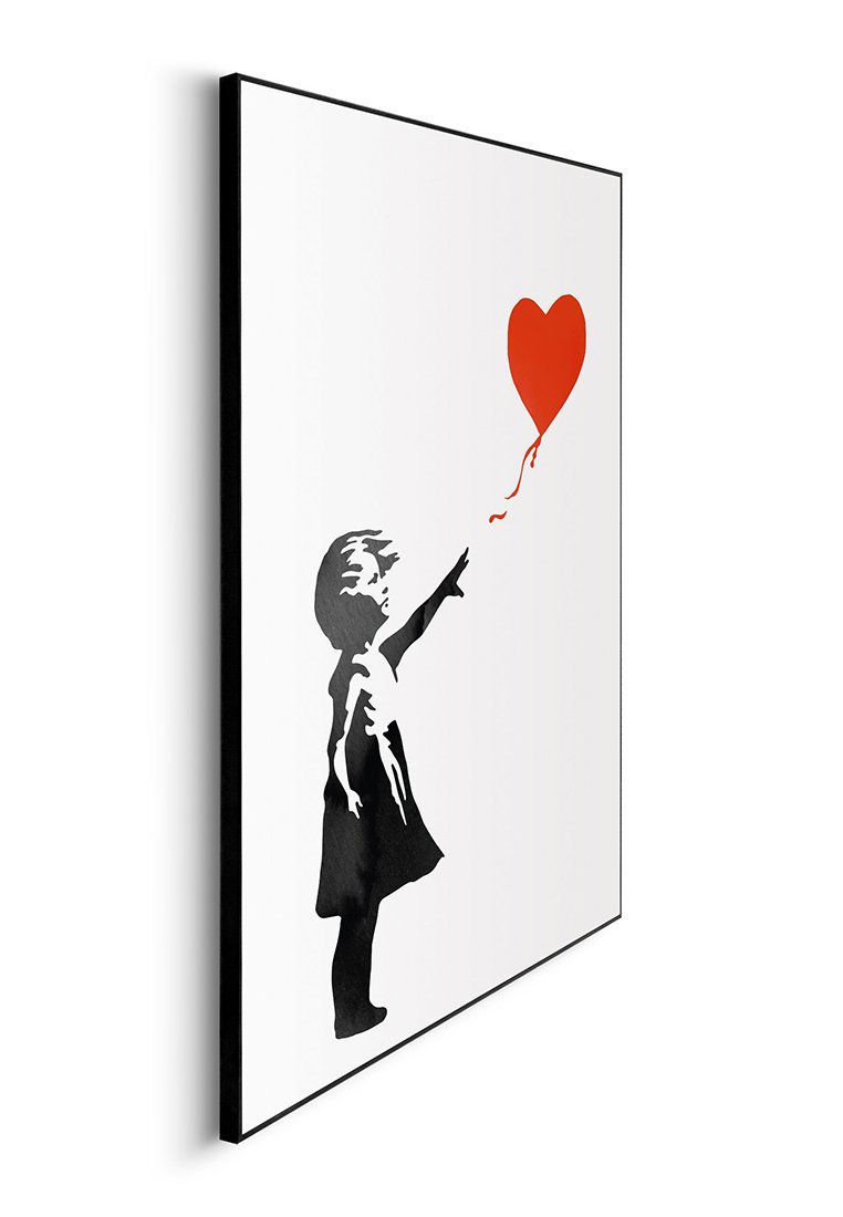 Orange Wallz GIRL WITH RED BALLOON