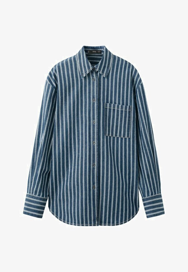 Mango Button-down blouse - dark blue