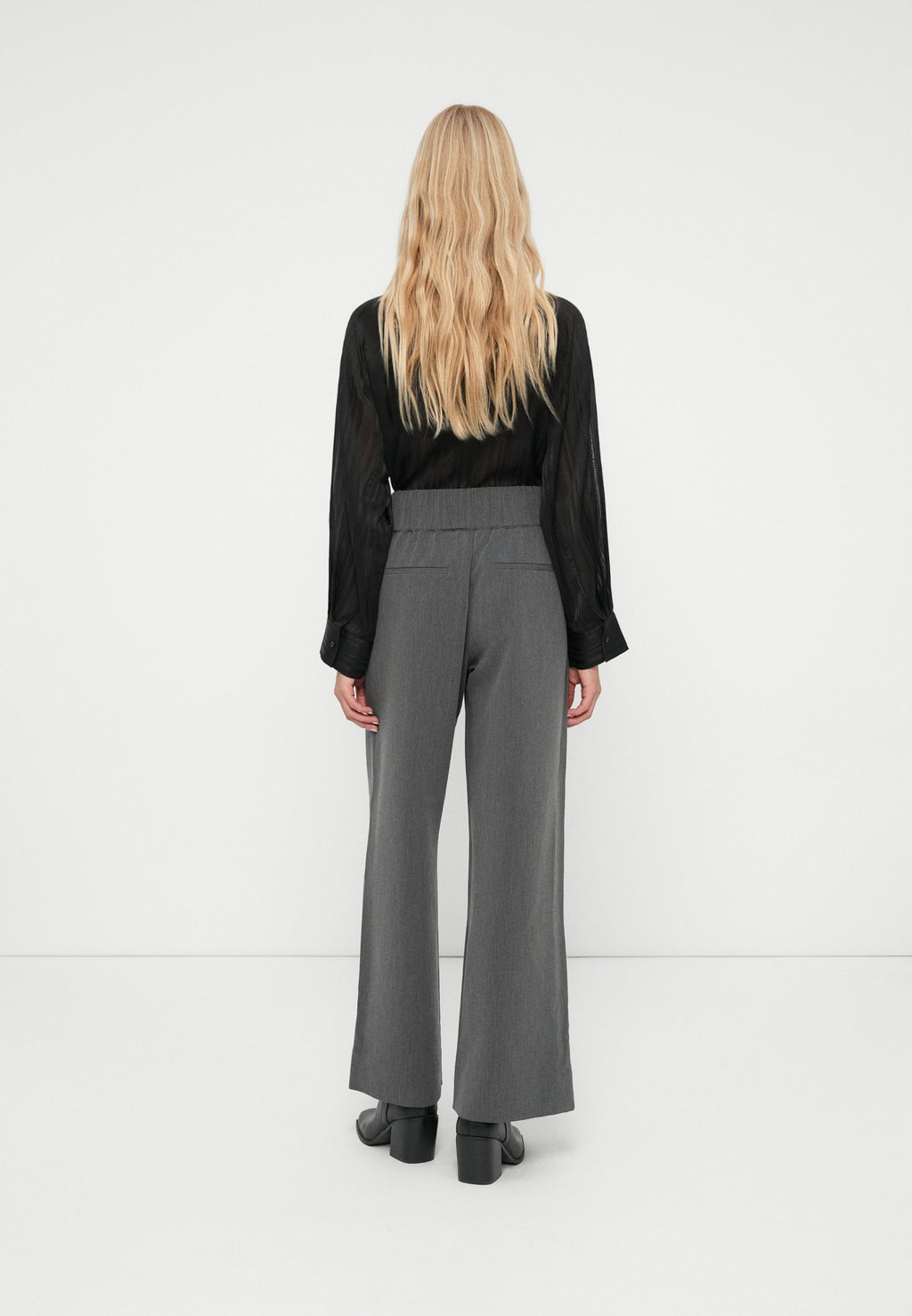 Selected Wide-leg mid waist