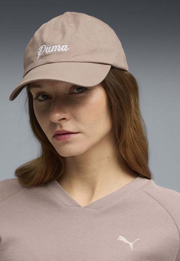 Puma ESSENTIALS SCRIPT DAD CAP UNISEX - Cap - sandstone