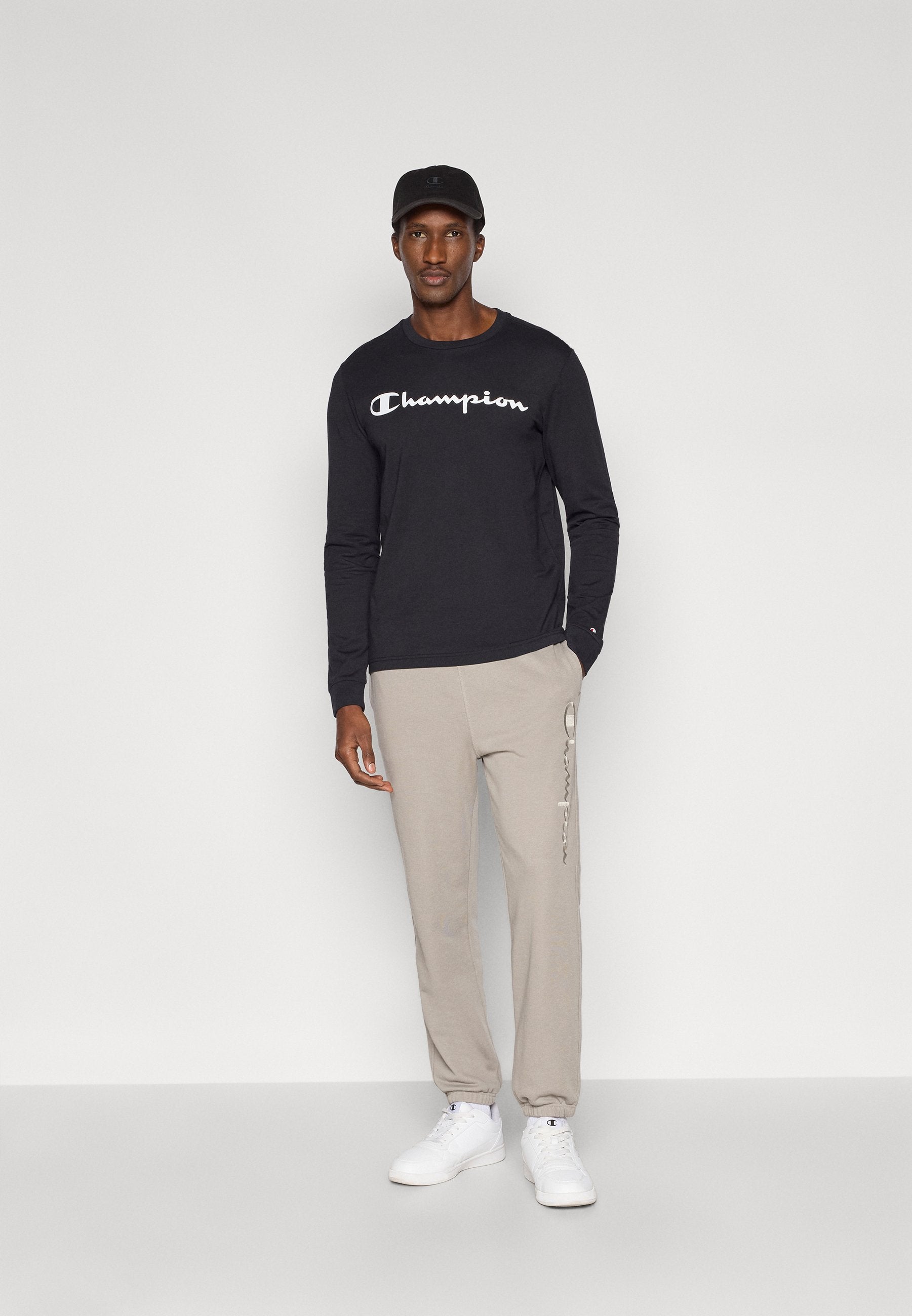 Champion BASICS LONG SLEEVE LARGE LOGO