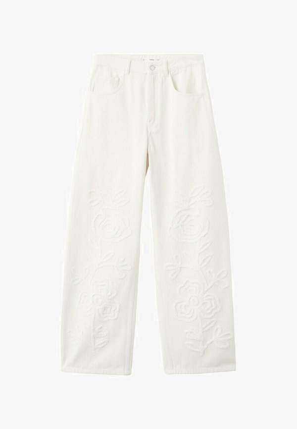 Mango ADULT - Relaxed fit jeans - off-white