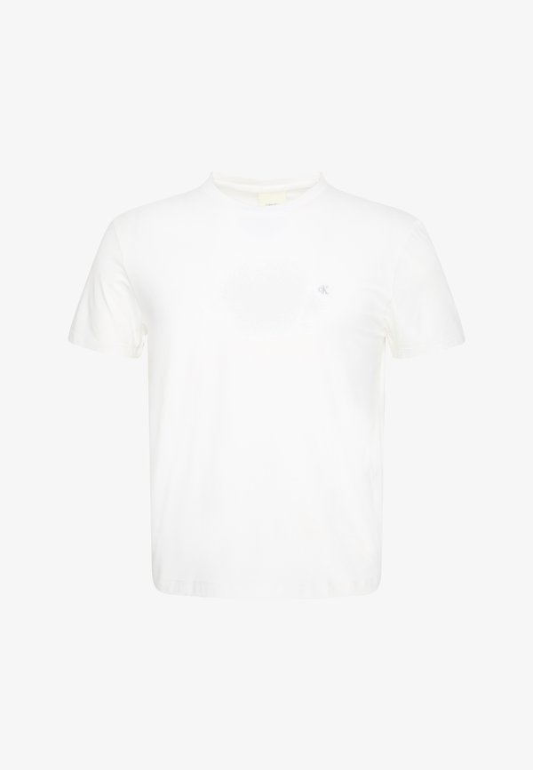 Calvin Klein SLIM MONOGRAM TEE LIQUID TOUCH - Basic T-shirt - bright white