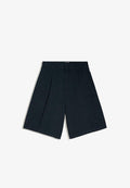 Bershka WIDE-LEG PLEATED - BERMUDA SHORTS - Shorts - royal blue