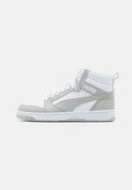 Puma REBOUND V6 UNISEX - High-top trainers - white/ash gray