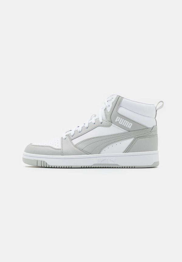 Puma REBOUND V6 UNISEX - High-top trainers - white/ash gray