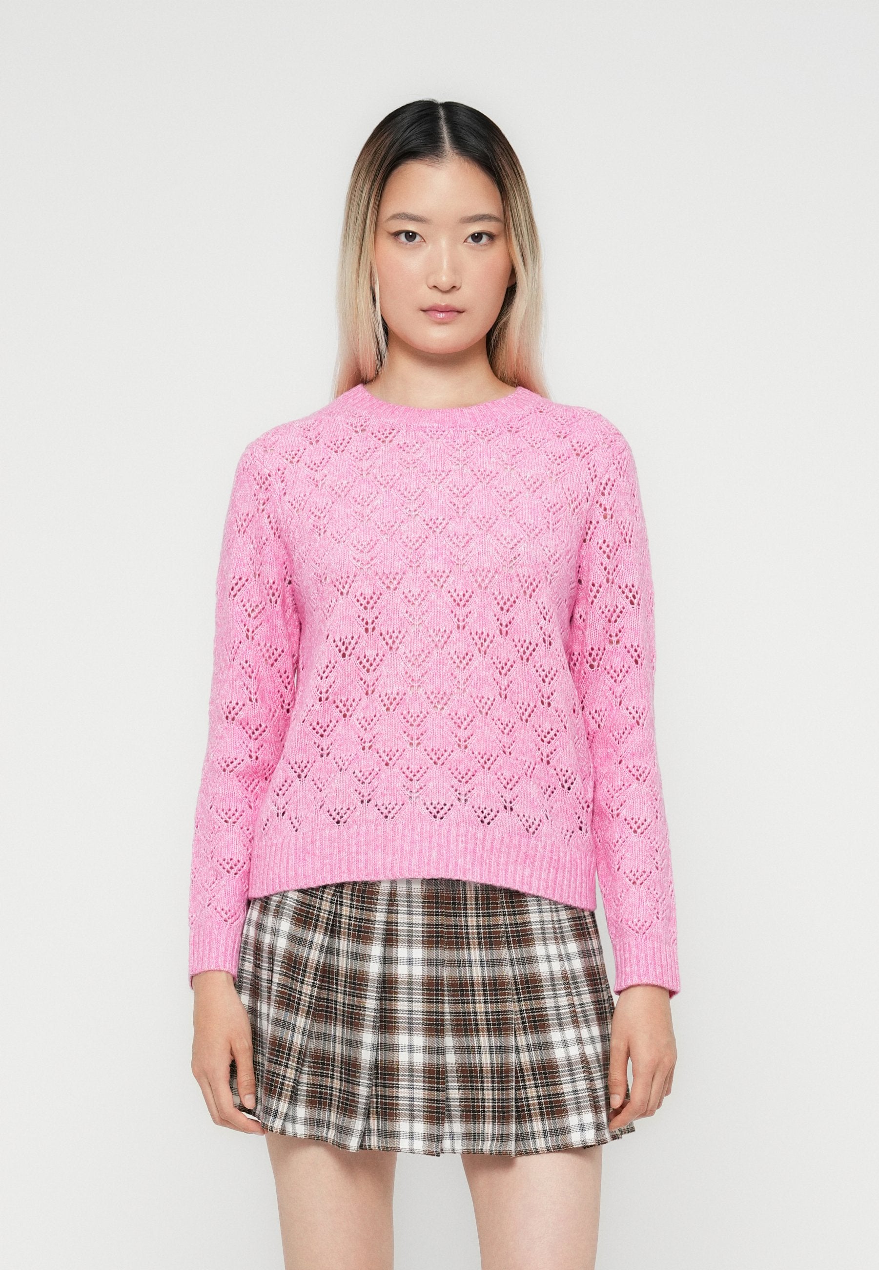 JDY JDYAMANDA LIFE O-NECK PULLOVER
