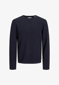 Jack & Jones Knitted Plain Knitted - Jumper - navy blazer