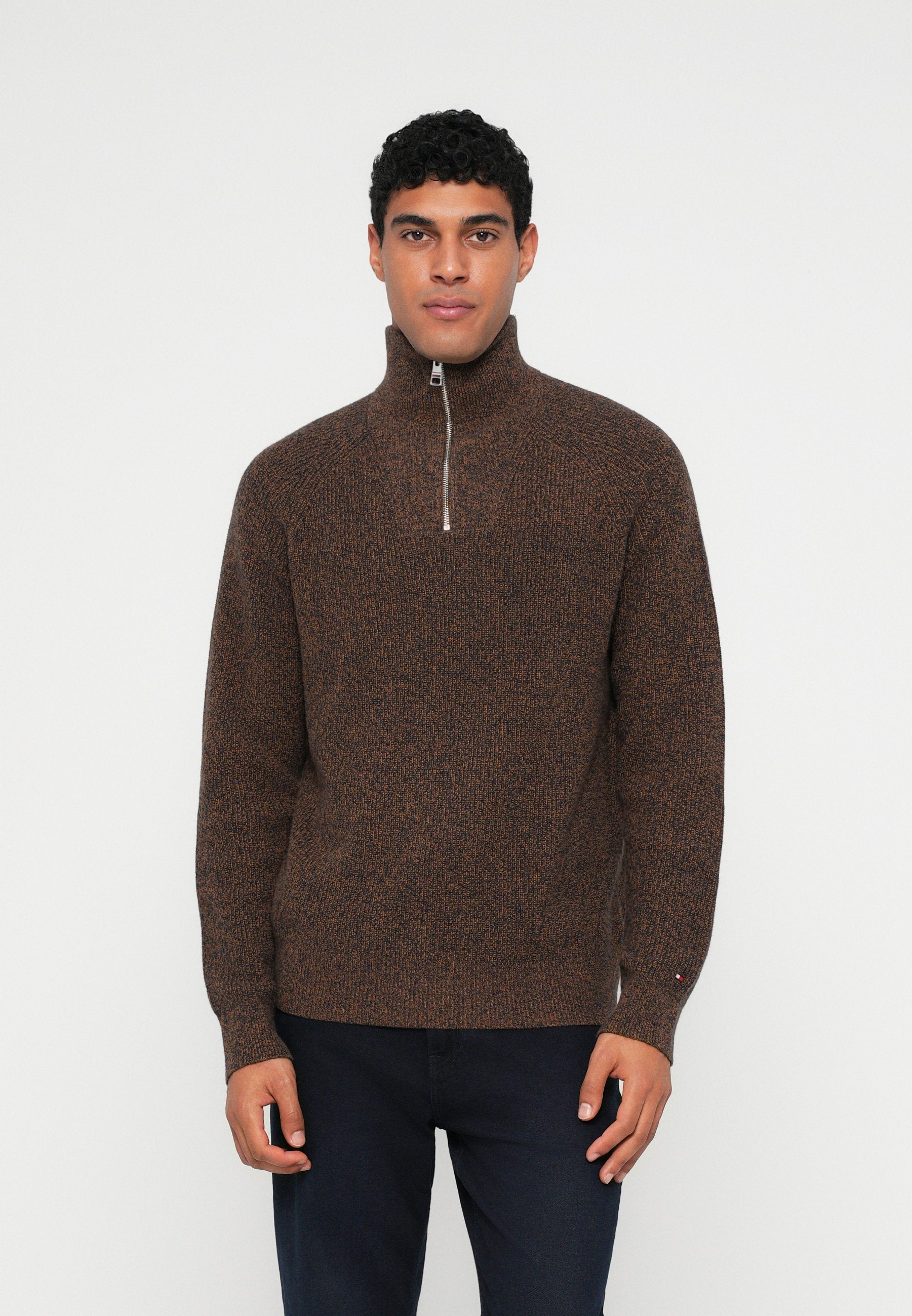 FISHERMAN RIB-KNIT RELAXED JUMPER WITH WOOL Media 3