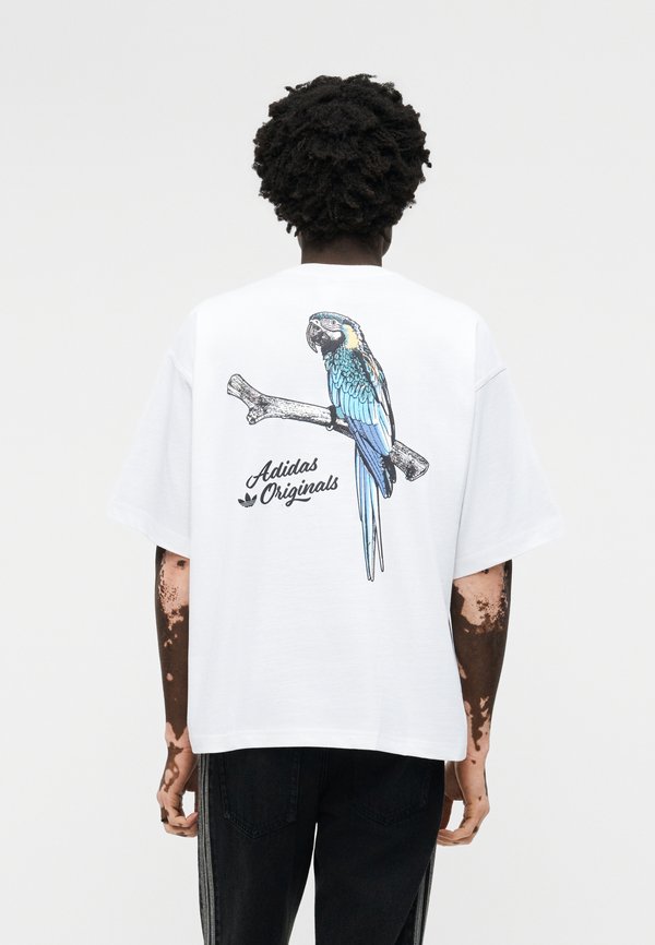 adidas Originals PARROT TEE UNISEX - Print T-shirt - white