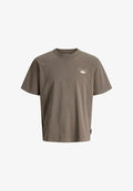 Jack & Jones T- - Print T-shirt - dark brown