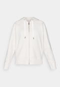 TWO TONE LOGO DRAWCORD ZIP HOODIE Media 1