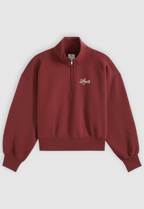 Levi's® VINTAGE 80S 1/4 ZIP - Sweatshirt - warm cabernet