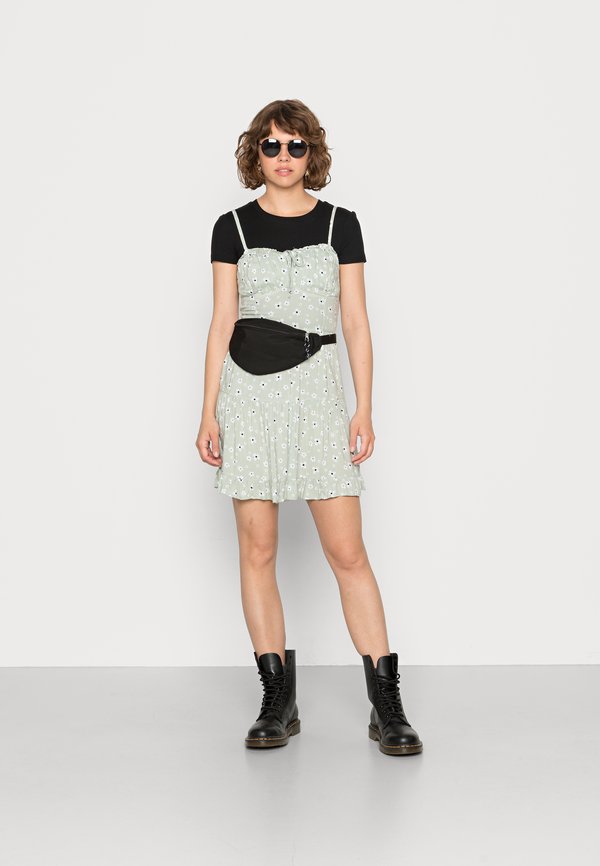 Hollister Co. BARE RUCHED BUST DRESS