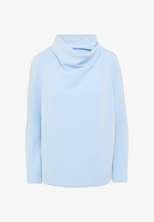 s.Oliver MIT WASSERFALLKRAGEN - Sweatshirt - hellblau
