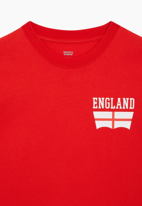 Levi's® FOOTBALL FAN TEE UNISEX - Print T-shirt - flame scarlet