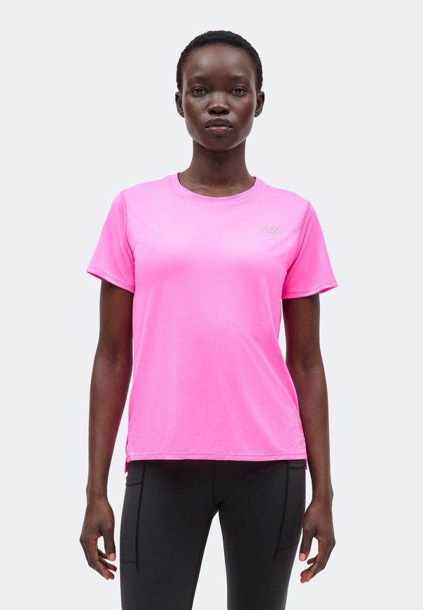 New Balance SPORTS ESSENTIALS T-SHIRT WOMENS TOP-36327 - Basic T-shirt - pink heat