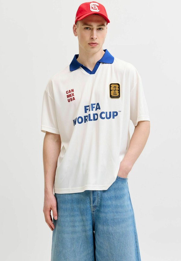 Jack & Jones T-SHIRT T-SHIRT - Polo shirt - snow white