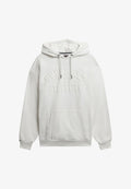 Superdry & Co ATHLETIC EMBOSSED - Hoodie - bone white