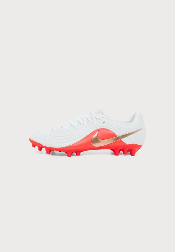 Nike Performance TIEMPO MAESTRO ACADEMY UNISEX - Football boots artificial grass - white/blur/brt crimson