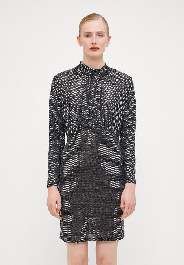 Vero Moda Tall VMEVALINE HIGHNECK SHORT DRESS